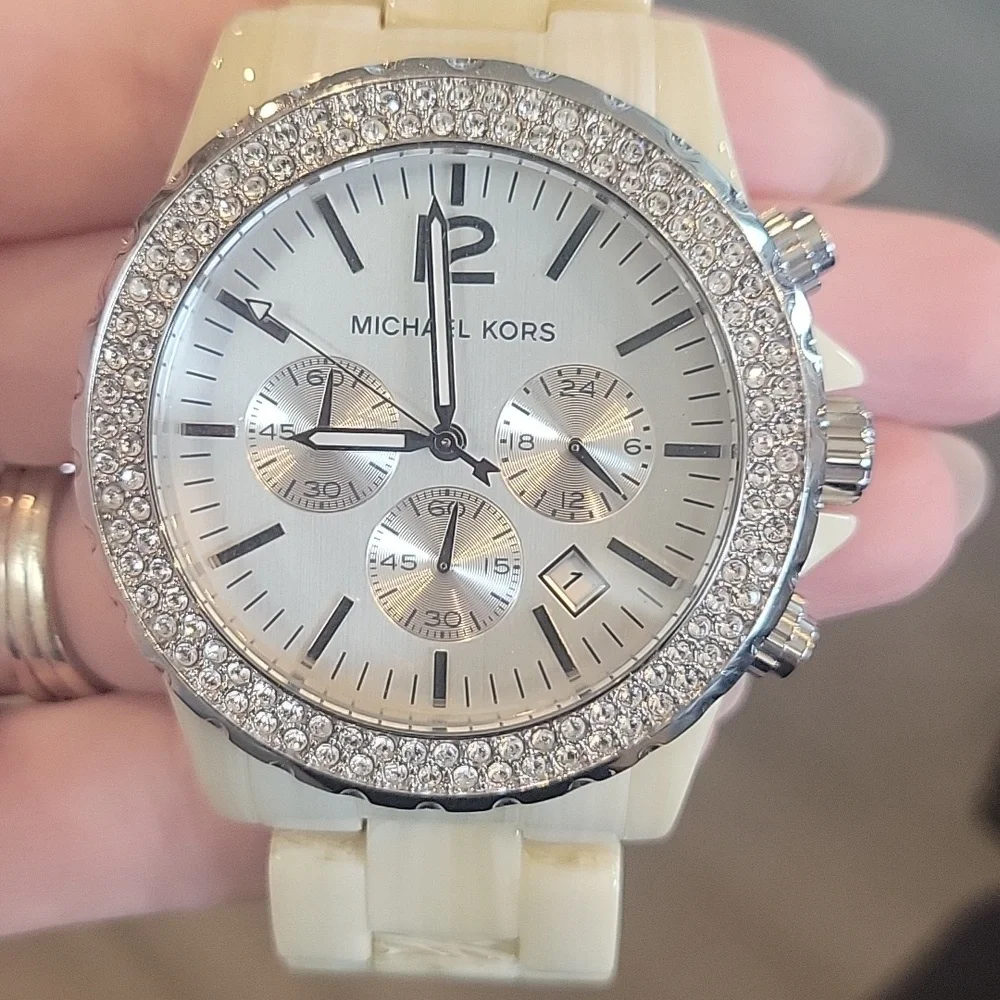 MICHAEL KORS  | Madison Acrylic Ladies Watch - Picture 2 of 7